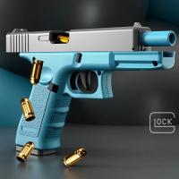 Pistola De Juguete Csnoobs G17 Con Visión Láser Y Disparo Continuo Para Niños Y Adultos Regalo De Cumpleaños Airesoft Plástico Sin Batería - details 2
