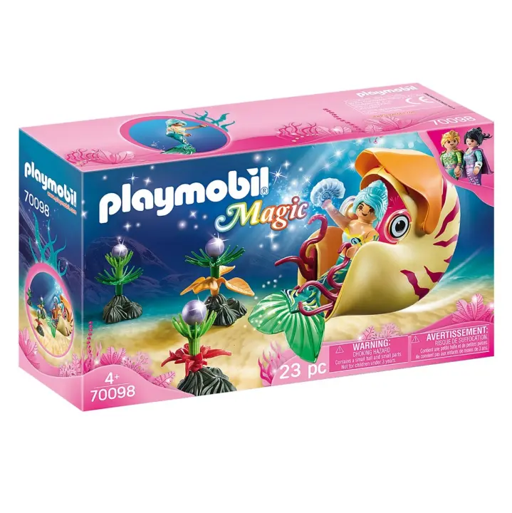 PLAYMOBIL SIRENA EN CARRO DE NAUTILUS, 70098, TIENDA CON LICENCIA OFICIAL - 1