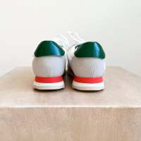 Zapatilla Corina blanca con gris , rojo y verde - details 5
