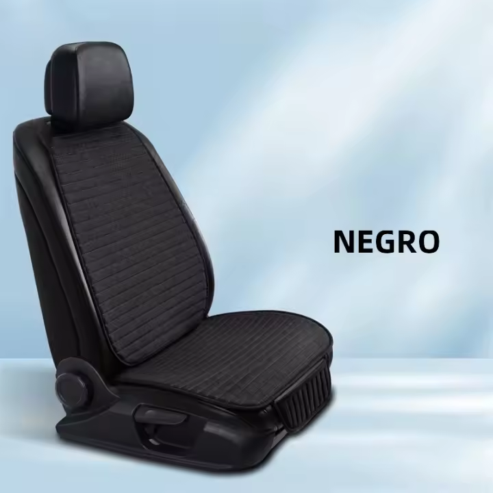 Funda De Asiento De Coche De Lino Suave Y Transpirable Universal Ajuste Para La Mayoría De Los Coches Cojín Protector Antideslizante Del Asiento Delantero - 1