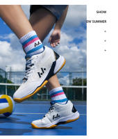 Zapatos De Voleibol Profesionales Para Hombres Y Mujeres Zapatillas Deportivas Transpirables Antideslizantes Para Tenis Y Badminton Material Superior De Malla Y Microfibra Suela De Goma - details 10