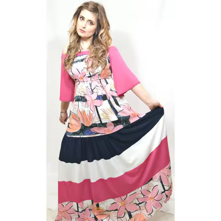 Susana Escribano Vestidos Largo de Verano de Diferentes Estilos y Colores. Tallas Grandes. Envío Rápido. - 1