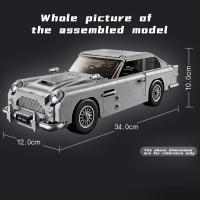 Nueva Serie Técnica De Coche 007 Modelo De Carreras De Bricolaje Para Niños Juguetes Educativos De Construcción De Plástico Compatible Con Lego - details 5