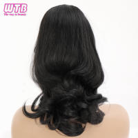 Extension De Cabello Sintético Natural Black Yaki Para Mujer Cola De Caballo Enredadera Textura Wavy Extensión De Cabello Bun Pieza De Cabello Origin China - details 2
