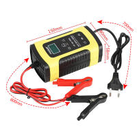 Cargador Inteligente De Batería De Coche Y Motocicleta 12V 6A Para Baterías De Ácido Plomo Con Pantalla LCD Digital - details 14