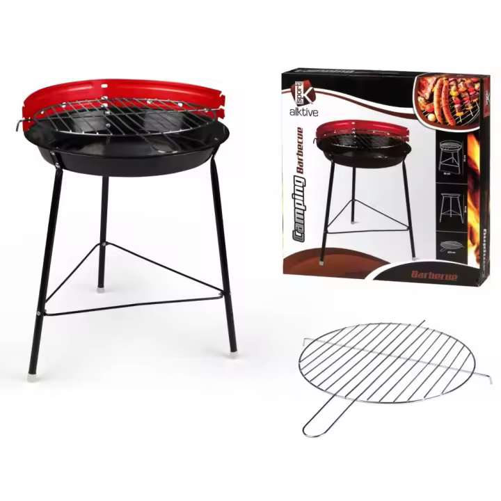 Barbacoa metal 33 cm diámetro con pie - 1