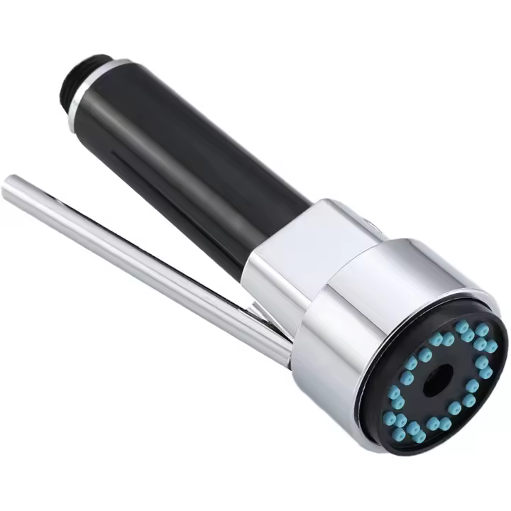 Grifo Moderno para Fregadero de Cocina y Baño - Pulverización Universal Extraible - Repuesto para Grifo de 1/2 Pulgada - Acabado Cromada - 1