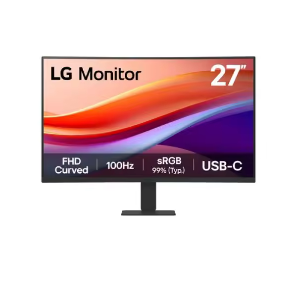 Monitor Curvo LG 27U421A-B 27'- Full HD- Negro - 1