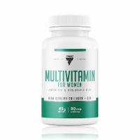 Multivitamínico para Mujeres  Con Ácido Hialurónico y Colágeno  90 Cápsulas de 500mg  Cuidado de la Piel  Refuerzo Inmunológico  Mejora de la Vitalidad  TREC NUTRITION - details 0