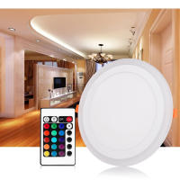 Lámpara Panel LED De Techo Revestido 6W 9W 16W 24W Luz Baja Azul Y Blanco Para Decoración Del Hogar Redonda Y Cuadrada - details 9