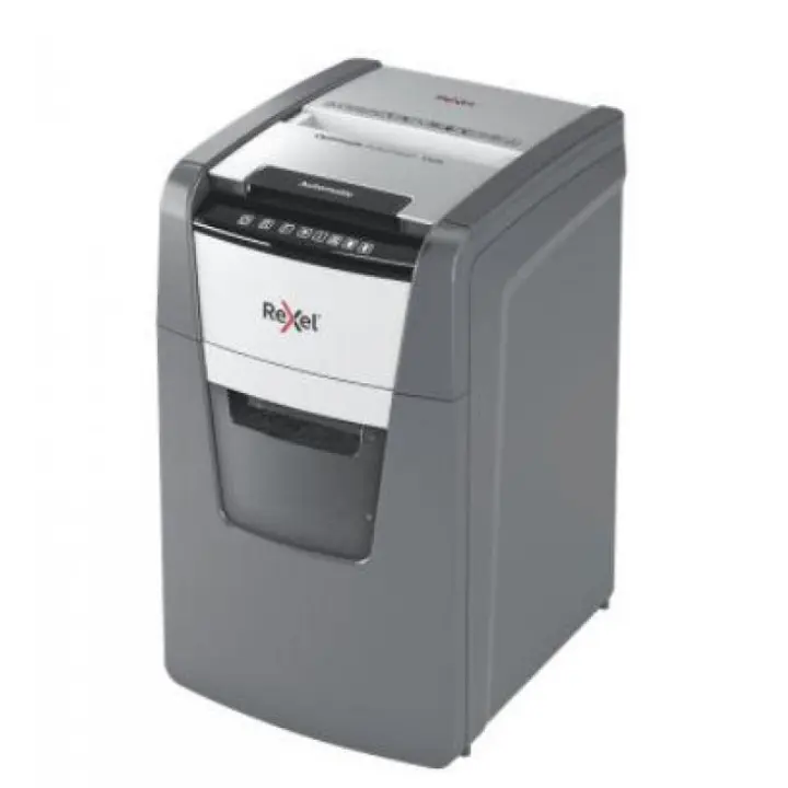 Destructora automática Rexel AutoFeed+ 130X, P-4, corta confeti (4x28mm), 130 hojas, contenedor de 44 litros - 1