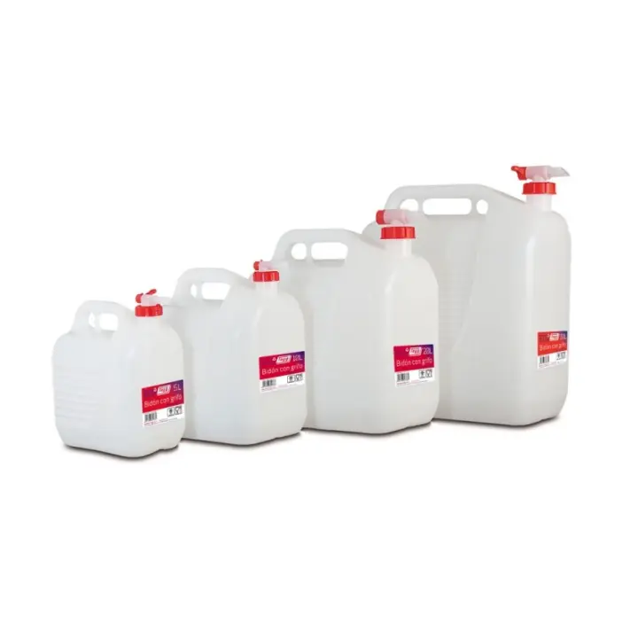 Bidón Plástico Tayg con Grifo para Uso Alimentario - 4 Tamaños Disponibles - 1