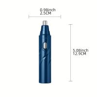 Cortapelos recargable para orejas y nariz, carga USB, plástico, batería de litio, capacidad de 100MA, diseño portátil y para mujer - details 5