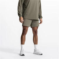 Nuevos Shorts De Correr Para Hombre Secado Rápido Fitness Gimnasio Verano Pantalones Cortos Deportivos Para Playa Y Ejercicio En Color Sólido Talla Verdadera - details 0