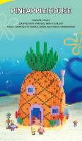Bloques De Construcción SpongeBob SquarePants Serie Krusty Krab Casa De Piña Estatua De Piedra Modelo Para Decoración De Escritorio Juguetes Educativos Para Niños Regalos - details 2