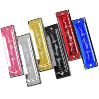 Harmonica Con C Llave 10 Agujeros 20 Tonos Coloridos Instrumento De Viento De Madera Para Principiantes Enseñanza Juguete Regalo - details 1