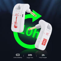 Sistema Inalámbrico Para Guitarra 2.4G Recargable Transmisor Receptor Para Electrónica De Guitarra Y Bajo Transmisión En Tiempo Real - details 4