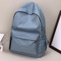 Mochila Escolar Para Mujer Impermeable De Gran Capacidad Con Cierre De Cremallera Suave Color Sólido Casual Para Niñas Adolescentes Estudiante Suministro - details 14