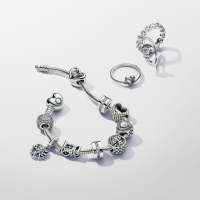 Pulsera PANDORA  corazón - 590719 - Pulsera para charms y abalorios de Pandora - Pulsera Original - details 3