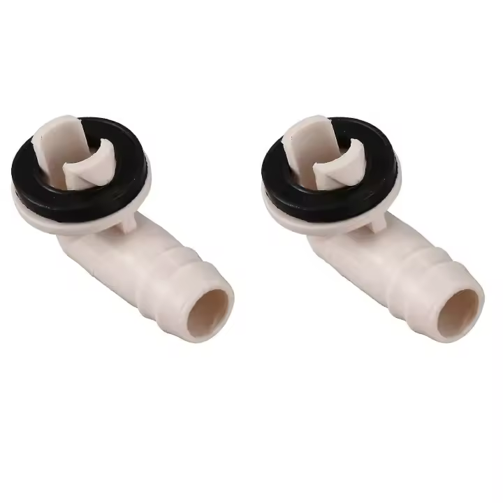 2x acondicionador de aire AC conector de manguera de drenaje codo para unidades mini-split y unidad de ventana AC 3/ - 1