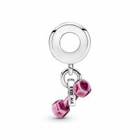 Charm Colgante Mancuerna y Corazón - Charm de Pandora especial Gimnasio - details 2