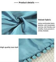 Funda De Cojín De Silla De Estilo Nórdico Sólido Suave En Veludo Para Sala De Estar Cubierta De Tela De Veludo Cuadrada Decorativa Para El Hogar - details 5