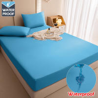 Sábana Impermeable De Tela Doble California King Size Para Cama Doble Cubierta De Matrícula De Sábana De Cama Reina Y Rey - details 5