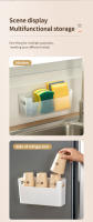 Organizador De Almacenamiento Multifuncional WORTHBUY Estante Para Cocina Colgante Sin Perforar En Plástico Blanco Y Transparente - details 4