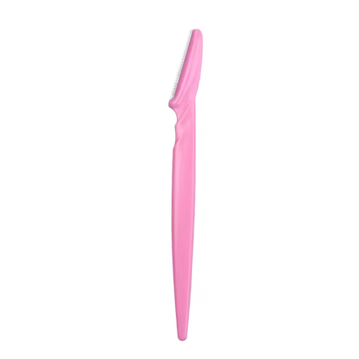Cejas macro de mango to Reca principiantes, feitadora de Cejas Femenina Segura Principios, herración de Belleza portáthil, feitadora de Cejas, Rosa - 1