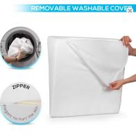 STARLEY-Almohada de cuña de cama para lectura de elevación de pierna de reflujo ácido y soporte de espalda con funda extraíble (40x30x50cm) - details 3