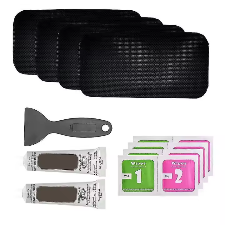 Kit de reparación de parches para trampolín, parches rectangulares, reparación de trampolín, rotura o agujero en la colchoneta, herramientas de reparación de trampolín - 1