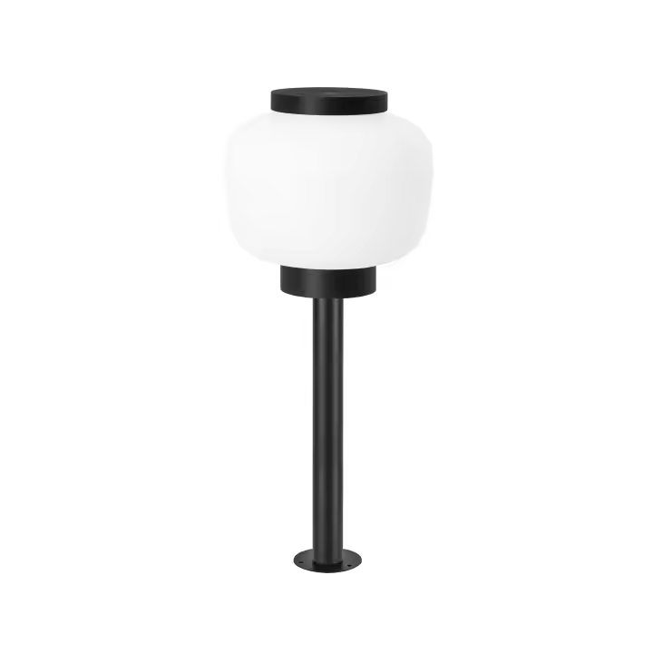 FORLIGHT Lamtam - Baliza de Jardín E27 para Exterior con Protección IP44 Color Negro - 1