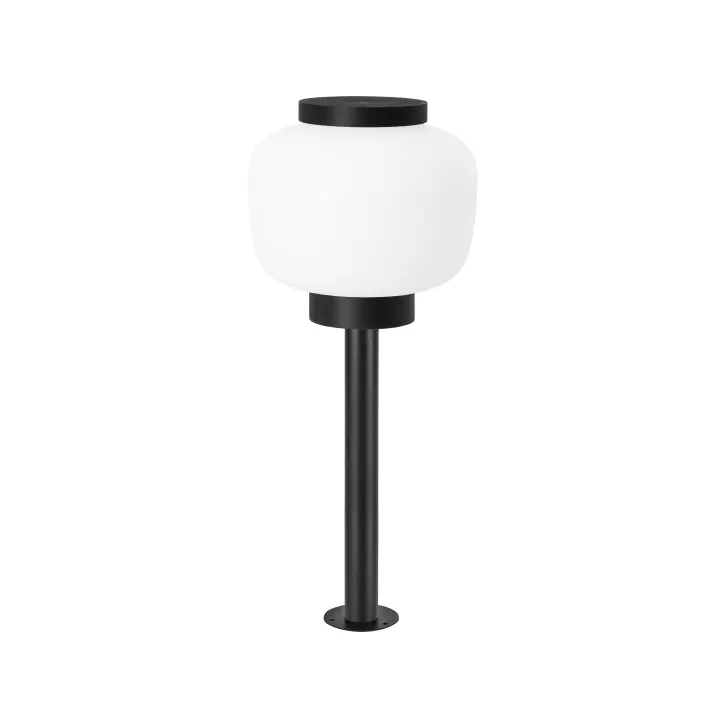 FORLIGHT Lamtam - Baliza de Jardín E27 para Exterior con Protección IP44 Color Negro - 1