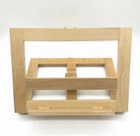 MEJORADA Caballete Atril de Escritorio Maletín de Madera, Soporte Ajustable para Libros y Tablet (Natural, 28 x 19cm) - details 3