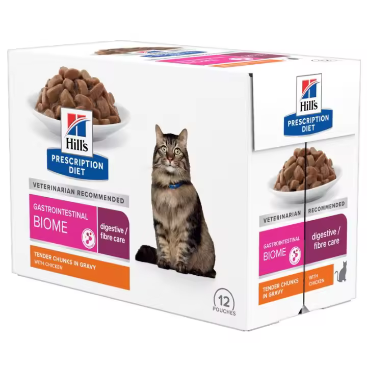 Hill's Prescription Diet Gastrointestinal Biome con Pollo Sobres para Gatos - 12 x 85gr - 1