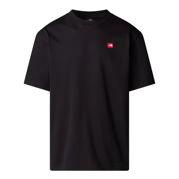 Camiseta Negra The North Face AXYS Virtual Blue de Corte Holgado - 1