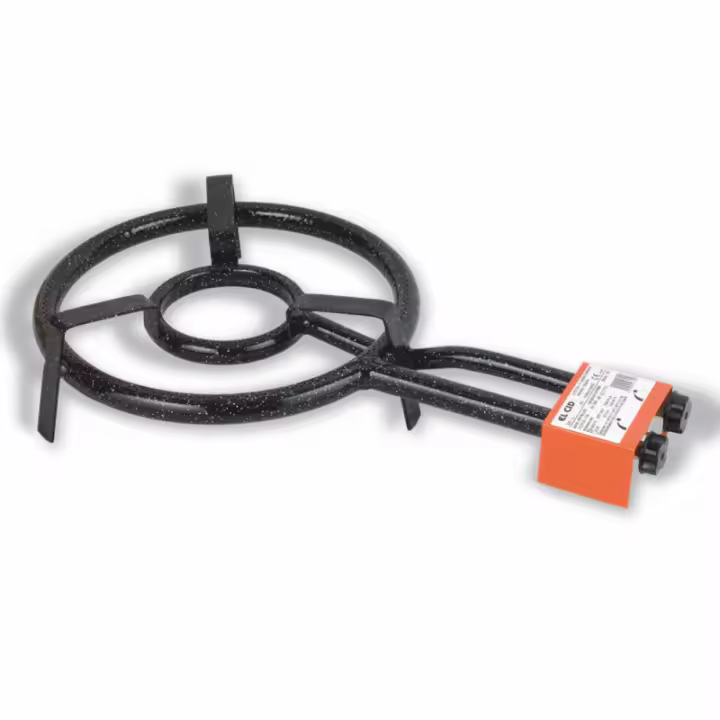 MBH - Paellero esmaltado a gas en 35, 50 y 70 cm de diámetro, con 2 a 3 círculos de fuego y alta potencia, ideal para paellas de 20 a 70 cm. Apto para cocina profesional y doméstica. - 1