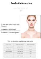 Juego De 16 Piezas De Pegatinas Antiarrugas Para El Rostro Pegatinas De Frontal Y Ojos Antiarrugas Y Levantamiento De Líneas Francesas 16 En 1 - details 4
