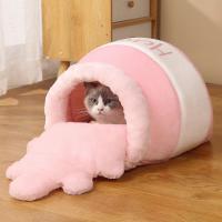 Nido De Gato Adorable De Miel Cálido Y Grueso Para Otoño E Invierno Cómodo Y Suave Con Diseño De Dibujos Animados Para Mascotas - details 4