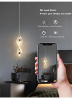 Lámpara Colgante Geométrica De Acrílico Moderna Para Decoración De Hogar Y Restaurantes Iluminación LED Para Dormitorio Y Sala De Estar - details 0