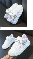 Zapatillas Para Niñas Cuero Sintético Transpirables Zapatos Casuales Para Todas Las Estaciones Zapatillas Blancas Pequeñas Para Niñas - details 12