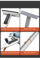 Limpia Ventanas Doble Cara Con Rojellador Y Botella De Spray Herramienta De Limpieza Para Vidrio Exterior Con Mango De Aluminio - details 10