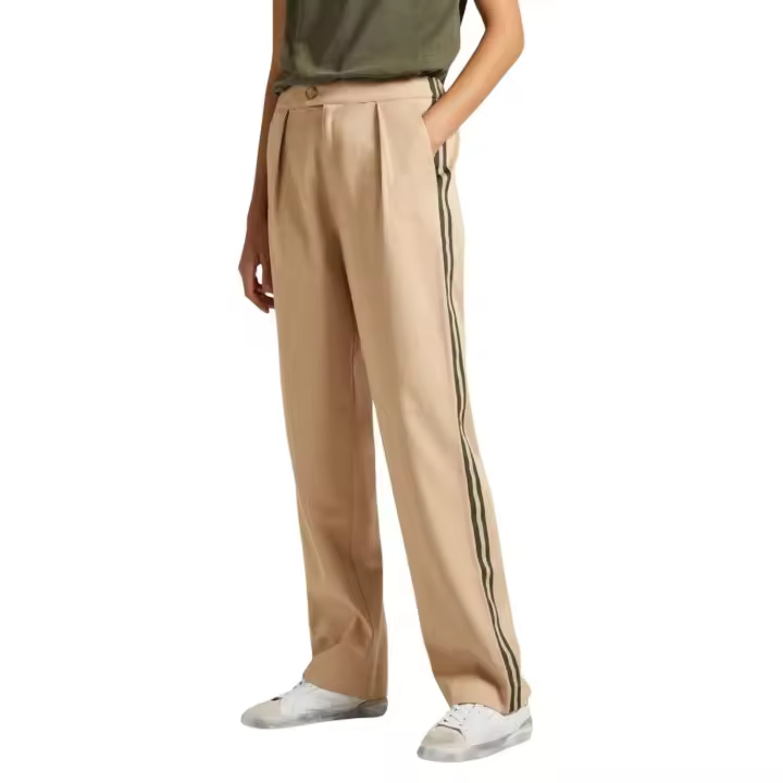 Pantalón Pepe Jeans Tencell Beige Para Mujer - 1