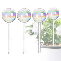 Bulbos De Rociado Automático Para Plantas Vidrio Rainbow Gradient Color Transparente Herramienta De Riego De Maceta Self Watering - details 6