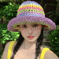 Sombrero De Paja Plegable Para Mujer Protección UV Sombrero De Playa Y Viaje Al Aire Libre Sombrero De Pescador Con Alas Anchas Estilo Panama Gorra De Baño - details 11