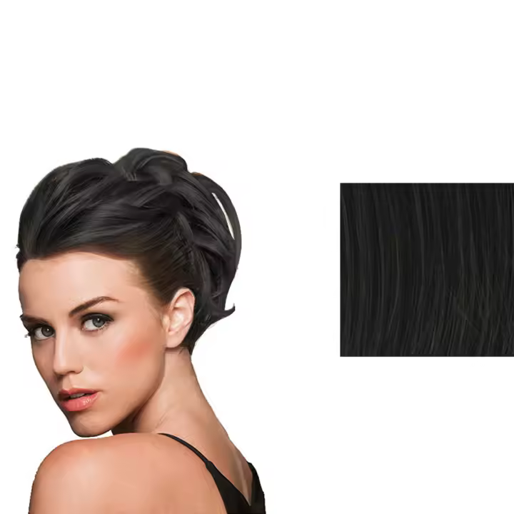 Hairdo Style A Do & Mini Do Elastic Para Cabello Negro - 1