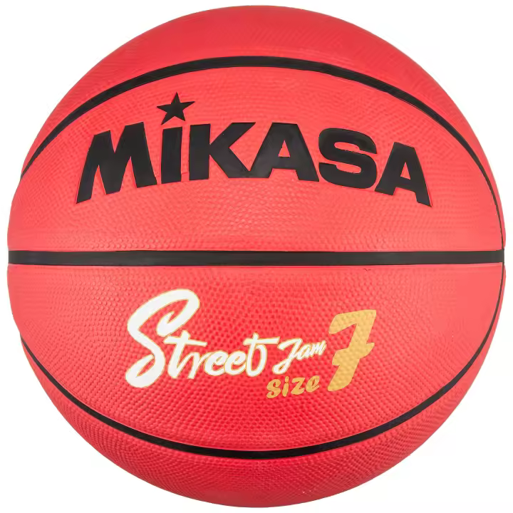 BALONCESTO GOMA ANTIDESLIZANTE de MIKASA. Balón de baloncesto MIKASA con grip profesional y diseño duradero. Perfecto para juegos en interior y exterior. - 1