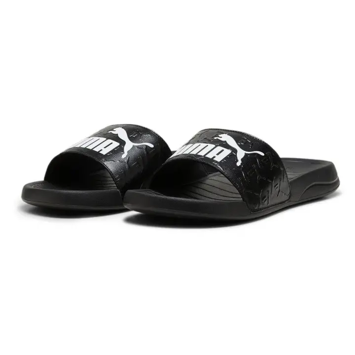 Calzado hombre Chanclas Puma Chanclas Popcat 20 Superlogo Negro - 1