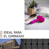 Innoliving | Secador de Pelo Mini INN-612, Compacto y Plegable, 1000W, Doble Velocidad, Diseño Portátil para Viajes y Gimnasio, Disponible en Varios Colores, Fácil de Usar y Transportar (Amaranto,Verde,Fucsia) - details 1