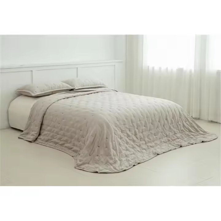 Colcha Bouti Antilla bordada - Clara Vidal, suave y elegante para decorar tu habitación - 1